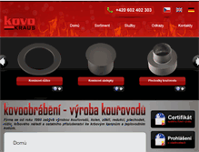 Tablet Screenshot of kovokraus.cz